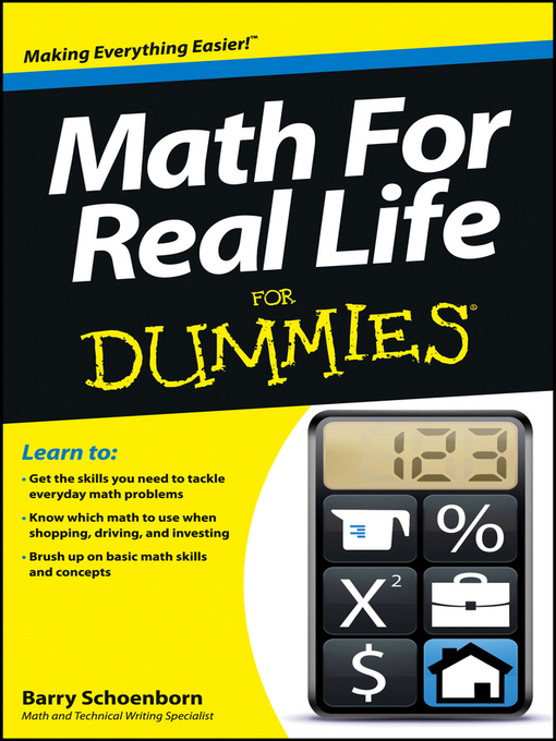 Title details for Math For Real Life For Dummies by Barry Schoenborn - Wait list